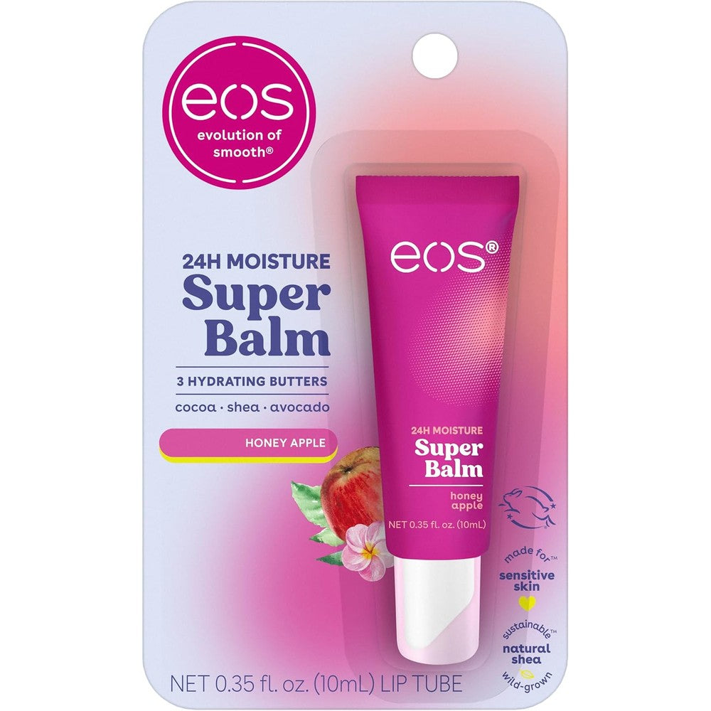 Eos 24 Hour Moisture Super Balm Honey Apple front view