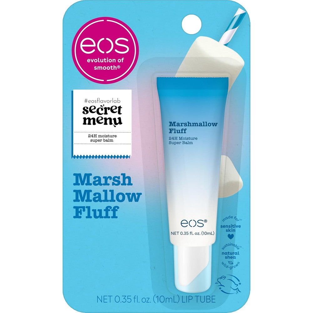 Eos 24H Moisture Super Balm Marshmallow Fluff front view