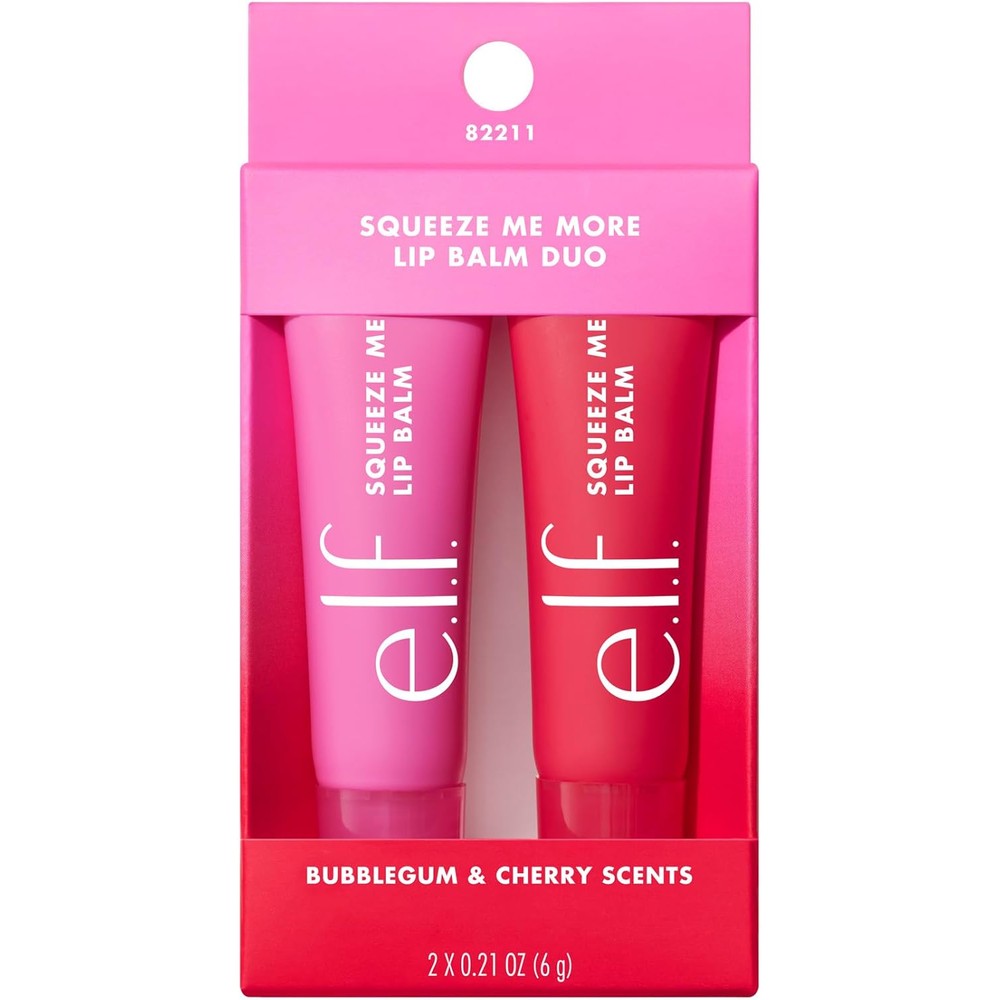 E.l.f. Squeeze Me More Lip Balm Duo front view packaging