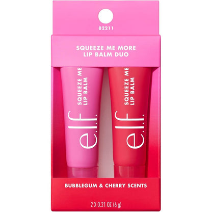 E.l.f. Squeeze Me More Lip Balm Duo front view packaging