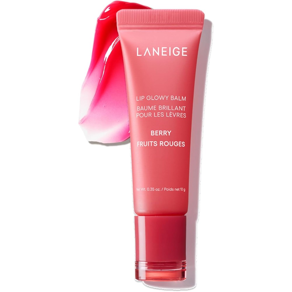 Laneige Lip Glowy Balm Berry front view in tube