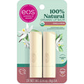 Eos 100 Percent Natural And Organic Lip Balm Sticks front view packaging