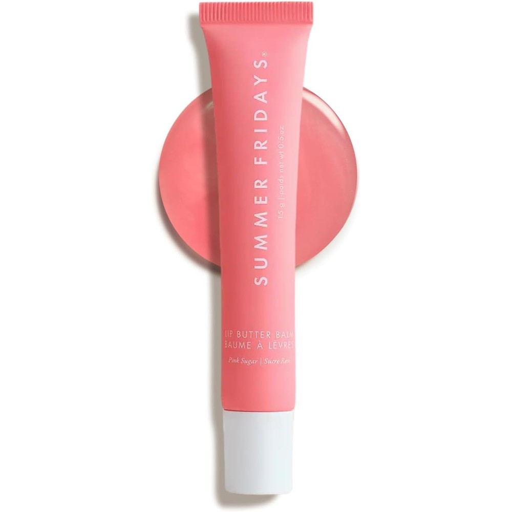 Summer Fridays Tinted Lip Butter Balm Pink Sugar front view