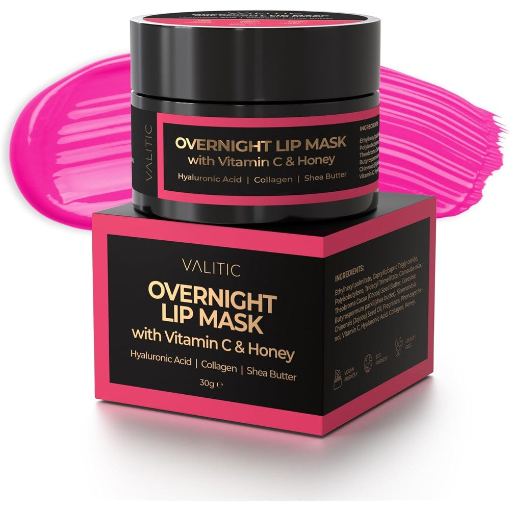 Valitic Overnight Lip Sleeping Mask Butter front view packaging