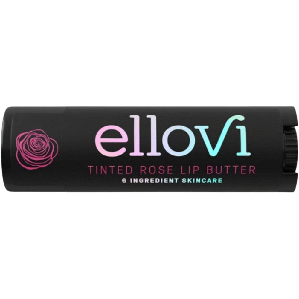 Ellovi Natural Lip Butter Wild Rose Tinted front view