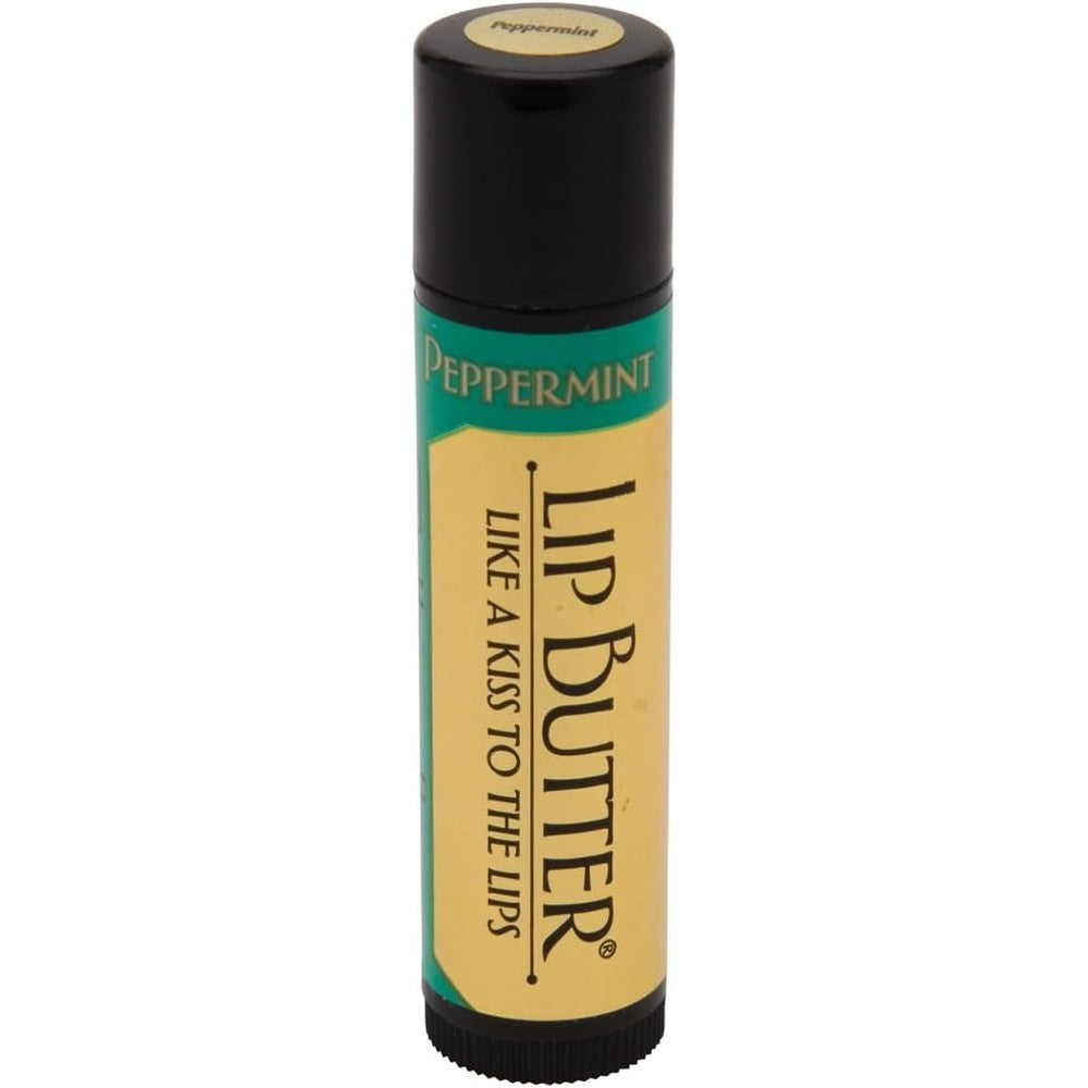 Honey House Naturals Lip Butter Tube Peppermint front view for dry lip care