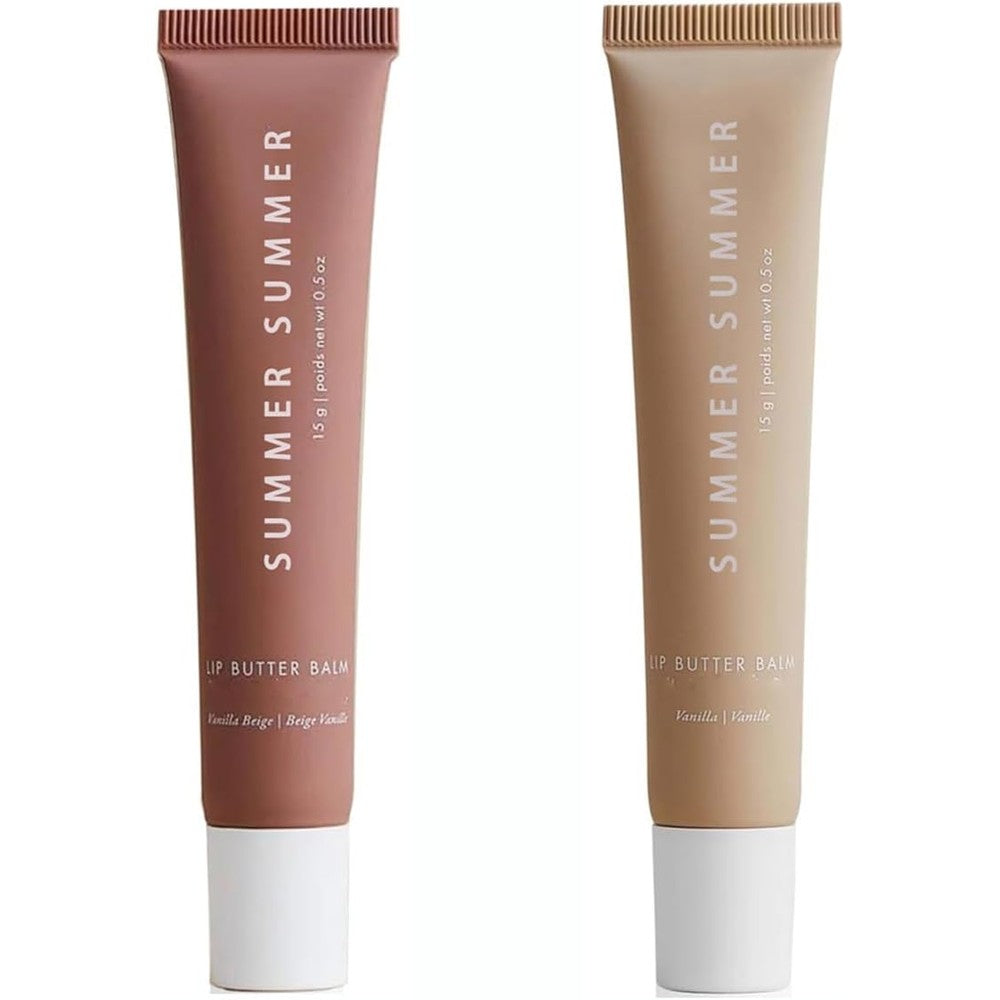 Devil Summer Lip Butter Balm 2 Pack Vanilla Beige front view