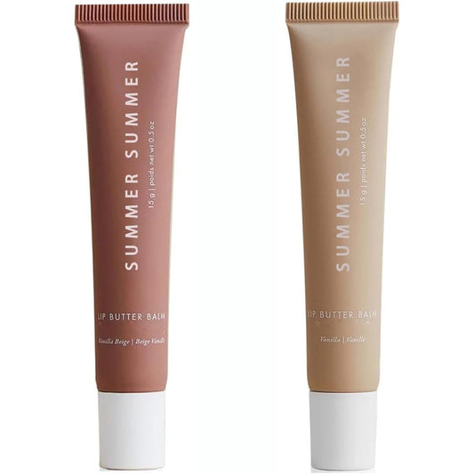 Devil Summer Lip Butter Balm 2 Pack Vanilla Beige front view