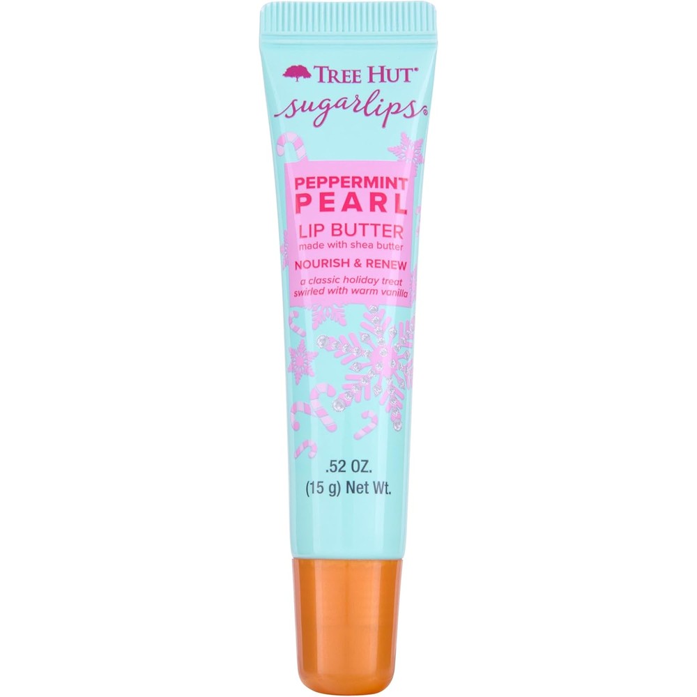 Tree Hut Sugarlips Peppermint Pearl Lip Butter front view