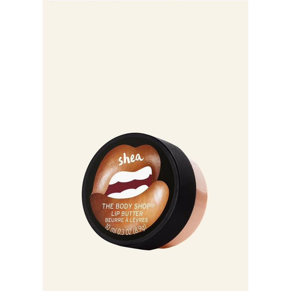 The Body Shop Shea Lip Butter front view packaging