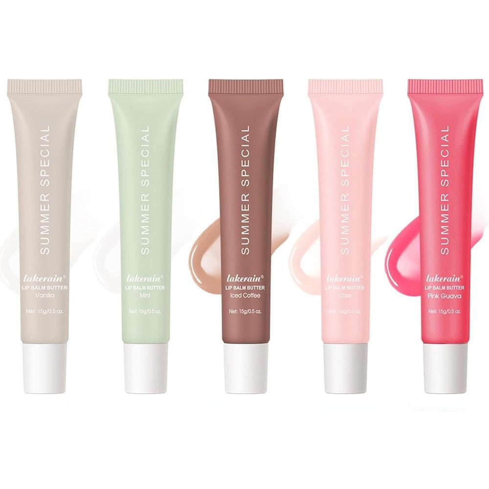 Baisen Diary summer special glossy butter lip balm set front view