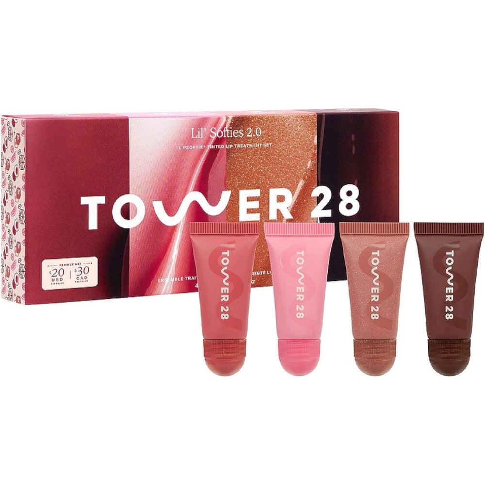 Tower 28 Beauty Mini Lil' Softies Tinted Lip Treatment Set Limited Edition Four Piece Collection - Image 1