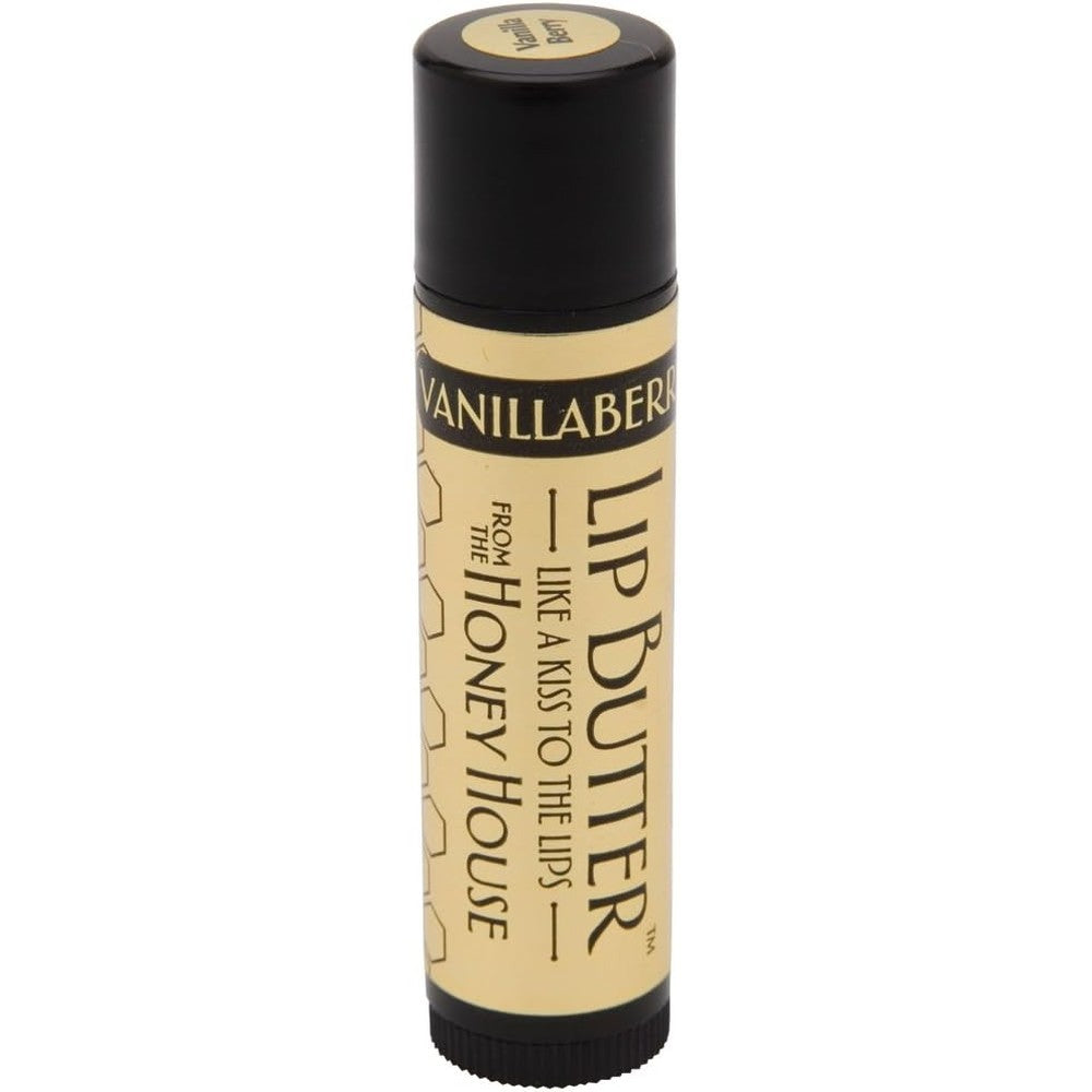 Honey House Naturals Lip Butter Tube Vanillaberry authentic lip balm