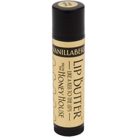 Honey House Naturals Lip Butter Tube Vanillaberry authentic lip balm