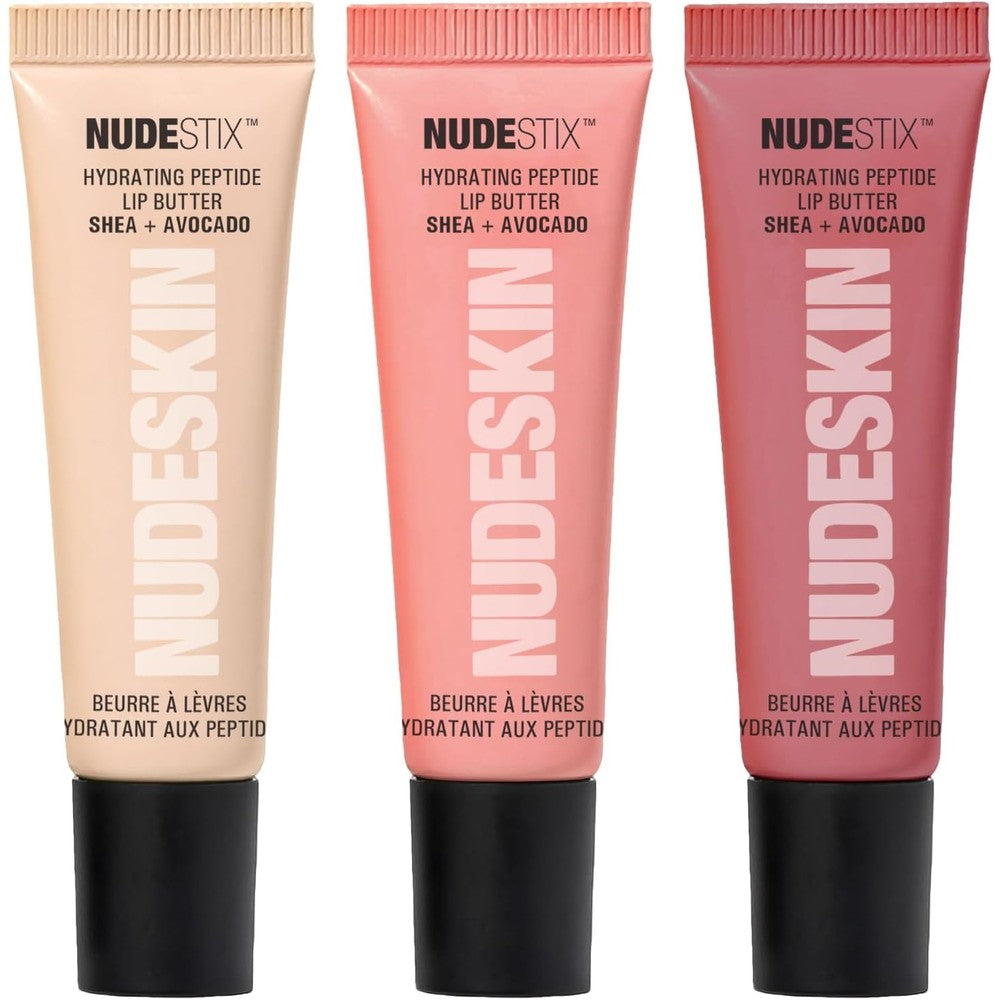 Nudestix Hydrating Peptide Lip Butter Tint Set front packaging view