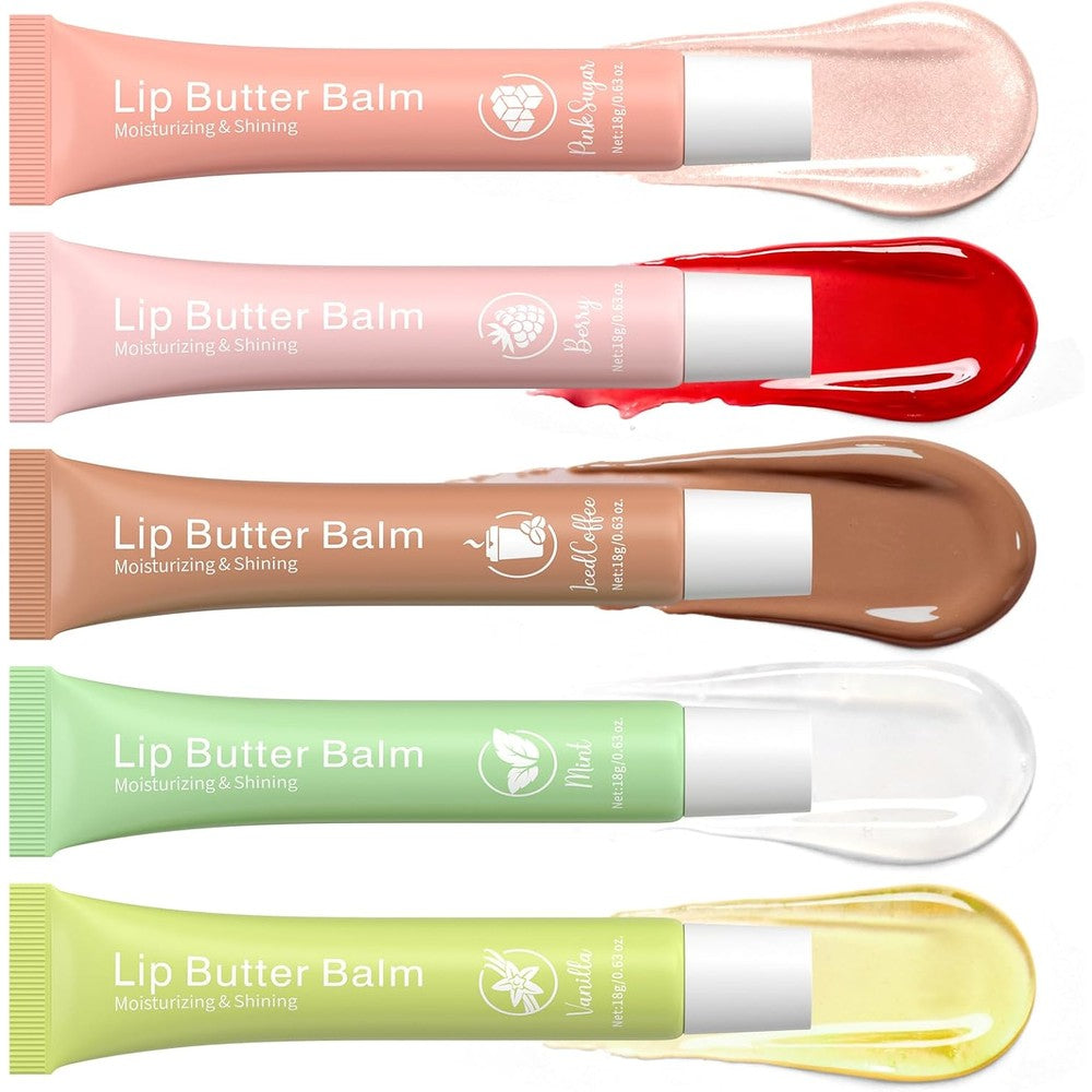 LuckNest Glossy Lip Butter Balm set front view packaging