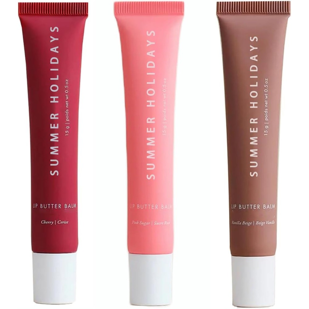 Summer Fridays Lip Butter Balm 3 pack set front view