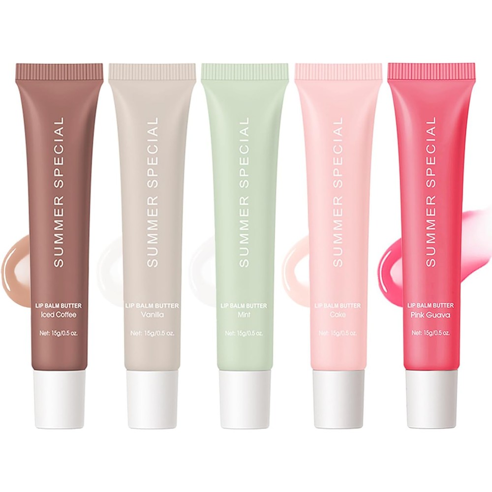 Urqt 5 piece summer special lip butter balm set front view