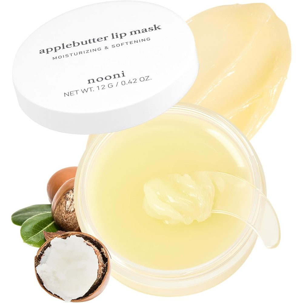 Nooni Vegan Applebutter Lip Mask front view jar