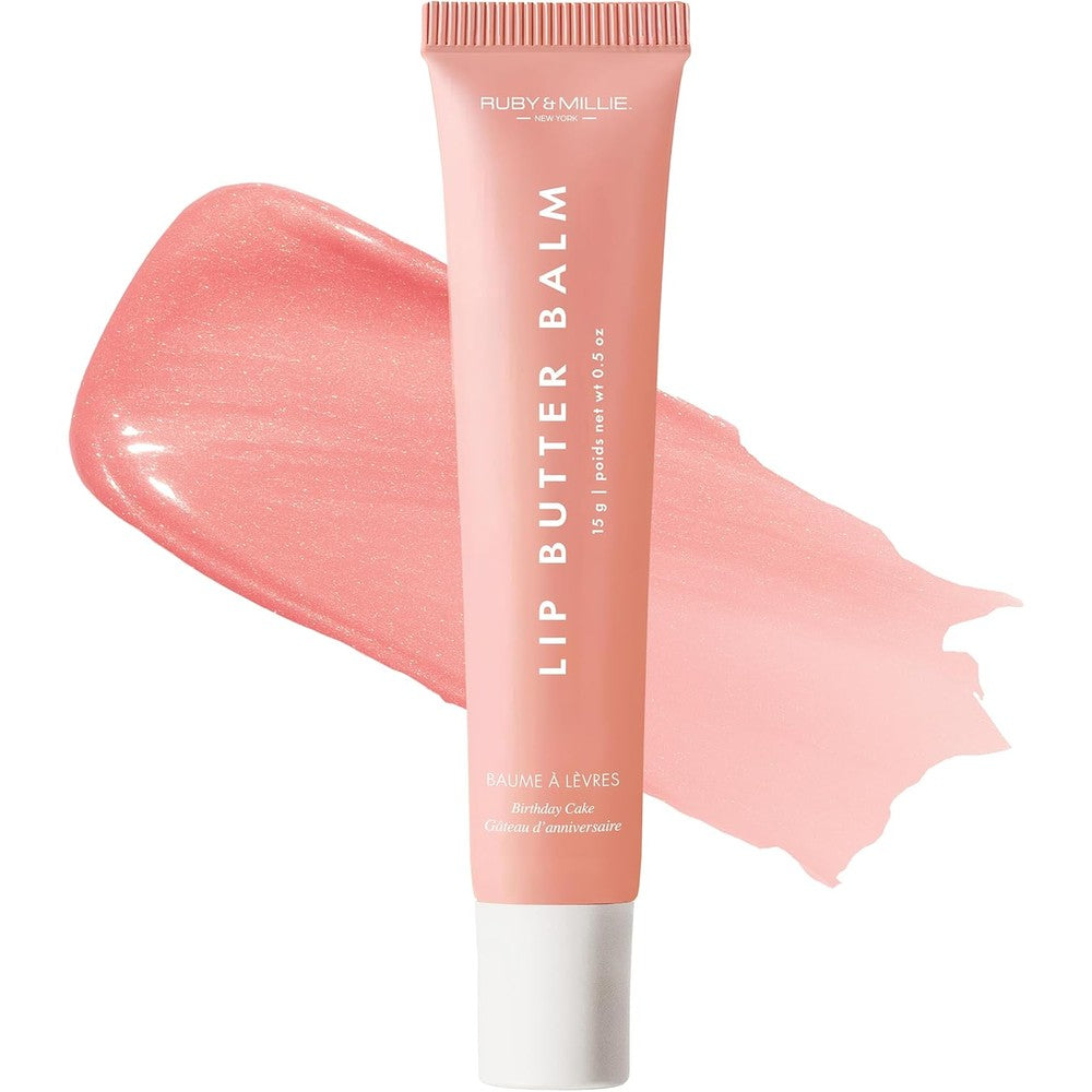 Ruby & Millie Tinted Lip Balm Birthday Cake front view