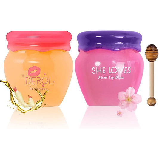 Vafee Derol Ginger Lip Mask and Plumper Set front view