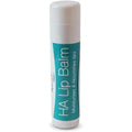 Hyalogic HA Lip Balm stick front view showing turquoise label