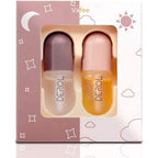 Vafee Derol Lip Plumper Set front view showing day and night vials