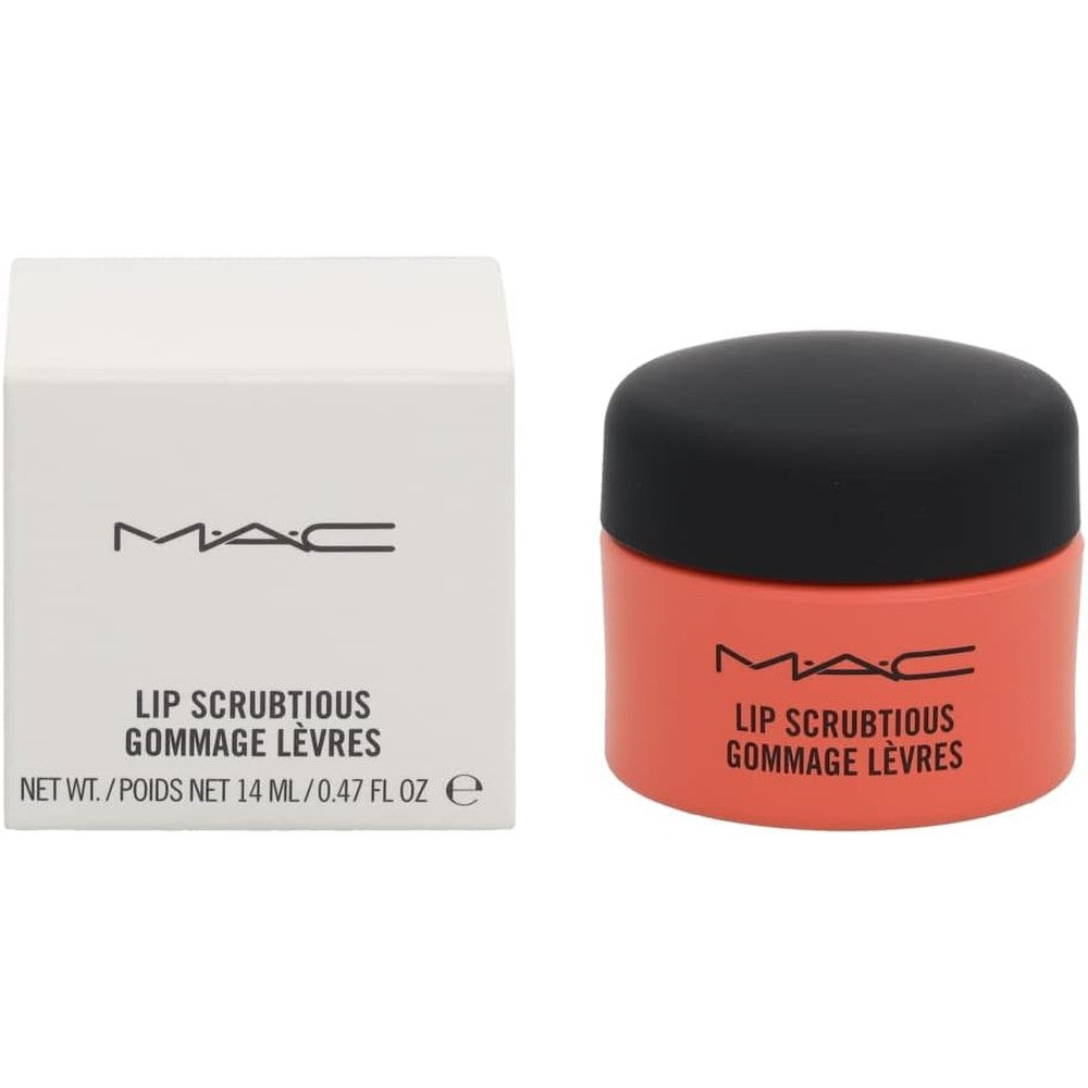 MAC Lip Scrubtious Candied Nectar jar and packaging front view