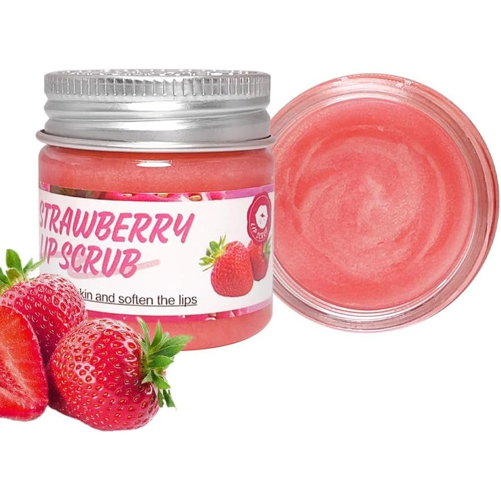 Bodylife Strawberry Lip Scrub front view packaging