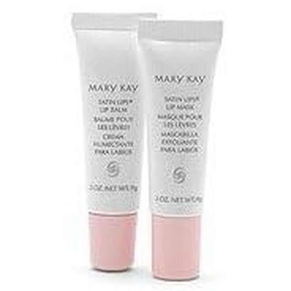 Mary Kay Satin Lips Set mask and balm front view