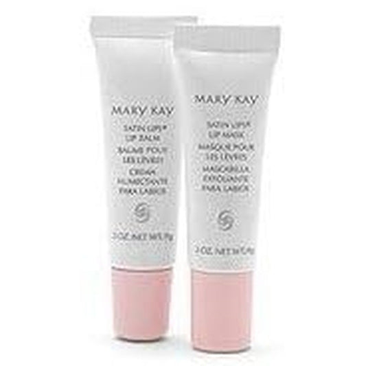 Mary Kay Satin Lips Set mask and balm front view