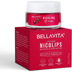 Bella Vita Organic Nicolips Lip Scrub front view jar packaging