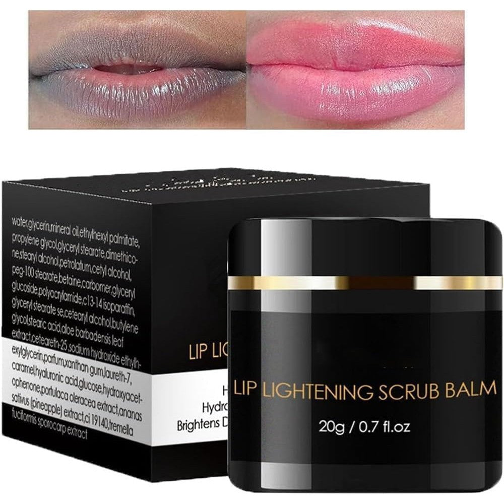 Cappuvini Lip Lightening Scrub Balm 20g front view packaging