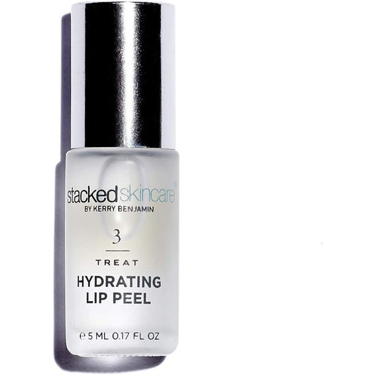 StackedSkincare Hydrating Lip Peel bottle front view for dry lips