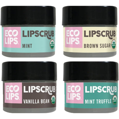 Eco Lips 4 pack sugar lip scrub jar front view