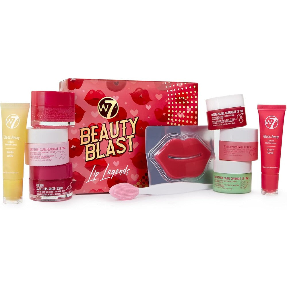 W7 Beauty Blast Lip Legends Sweet Dreams Lip Care Set front view