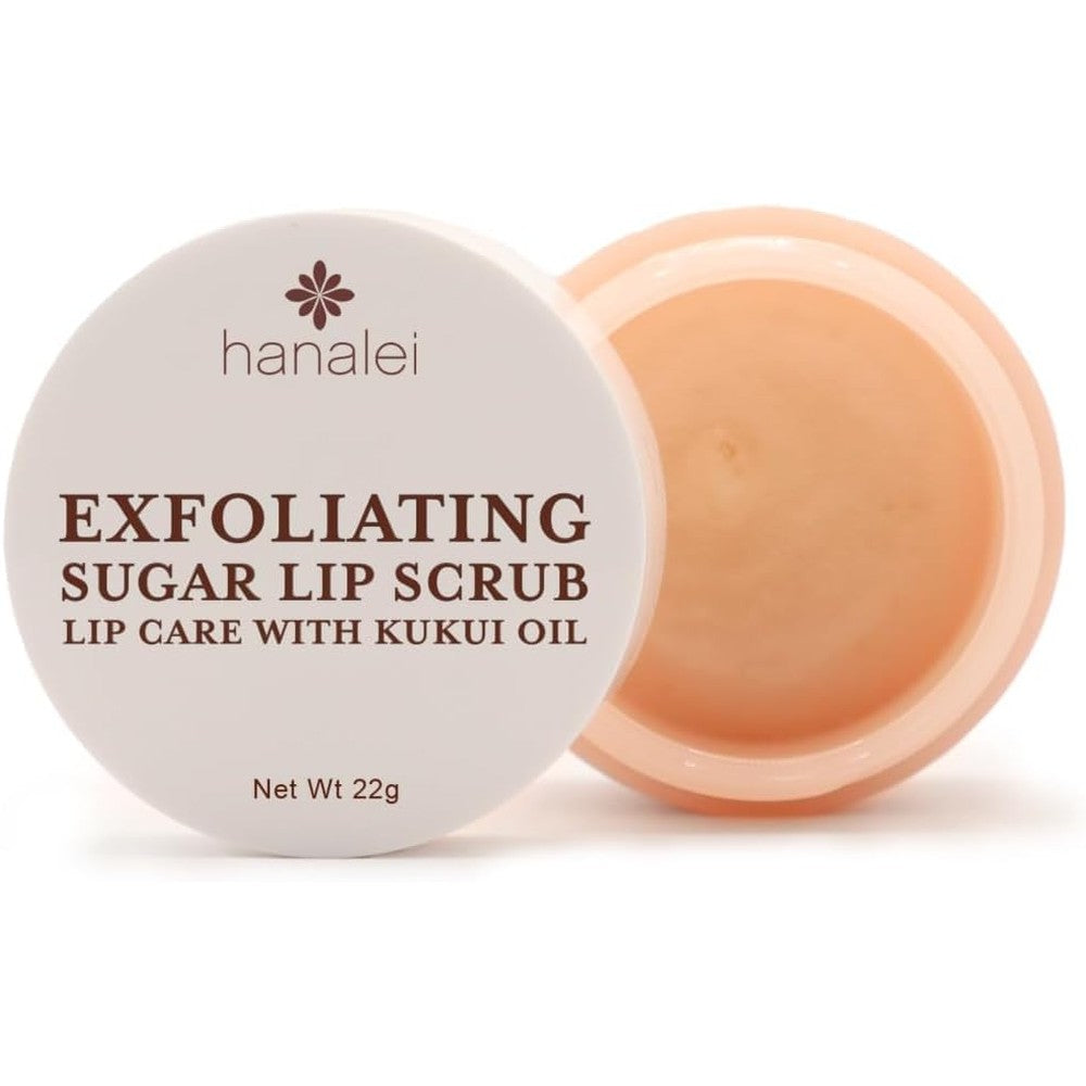 Hanalei Vegan Sugar Lip Scrub 22g front view jar