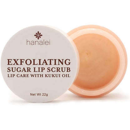 Hanalei Vegan Sugar Lip Scrub 22g front view jar