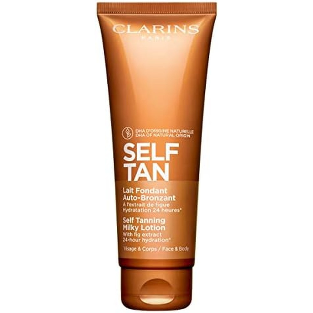 Clarins Self Tanning Milky Lotion bottle front view