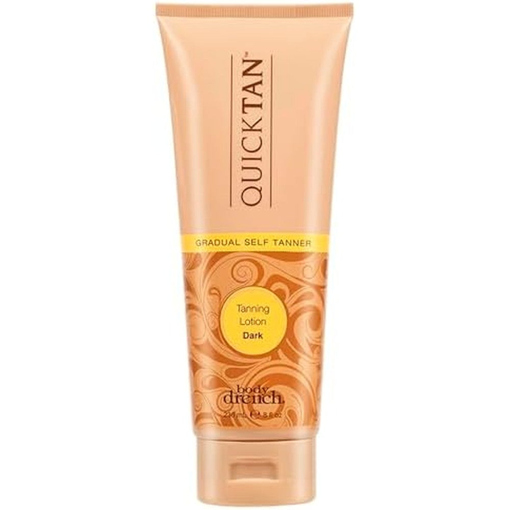 Body Drench Quick Tan Gradual Tanning Lotion Dark front view bottle