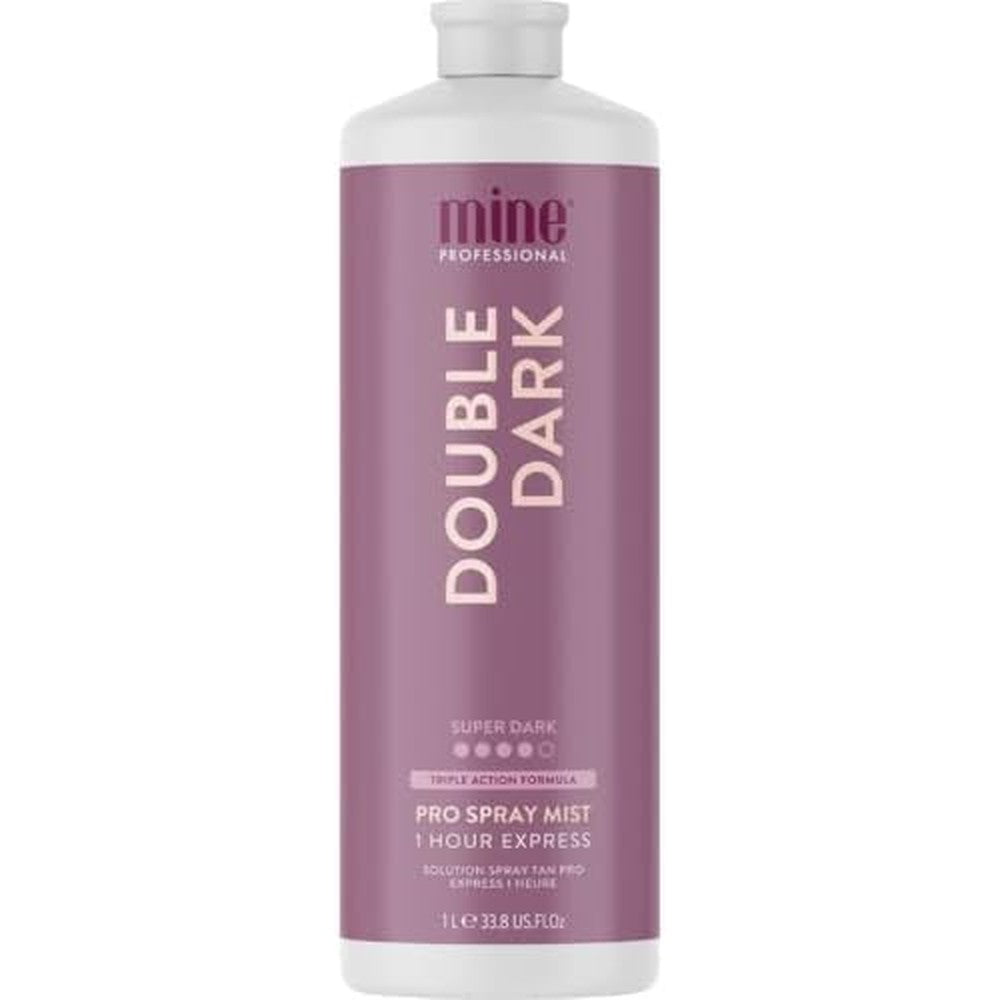 MineTan Body Skin Double Dark Professional Spray Tan Solution front view bottle