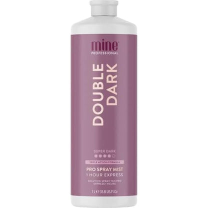 MineTan Body Skin Double Dark Professional Spray Tan Solution front view bottle