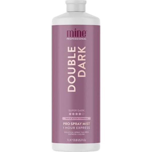 MineTan Body Skin Double Dark Professional Spray Tan Solution front view bottle