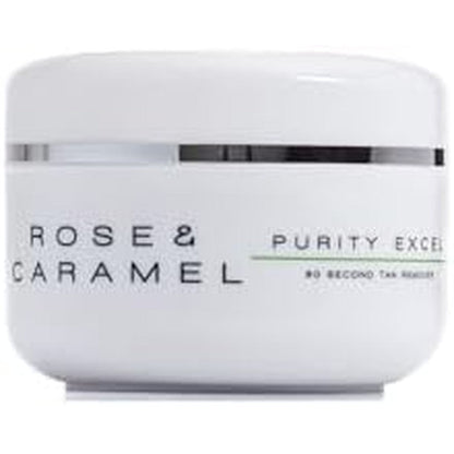 Rose & Caramel Purity Excel 60 Second Self Tan Remover jar front view