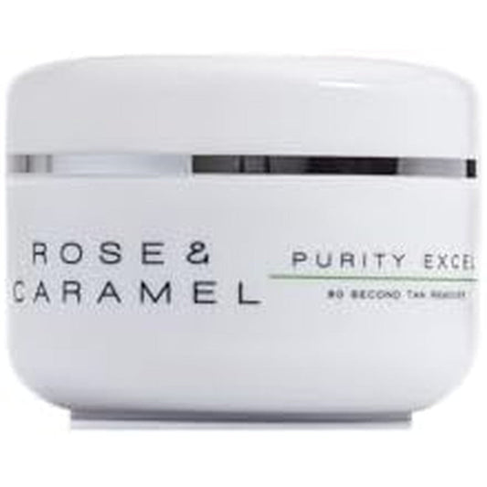 Rose & Caramel Purity Excel 60 Second Self Tan Remover jar front view