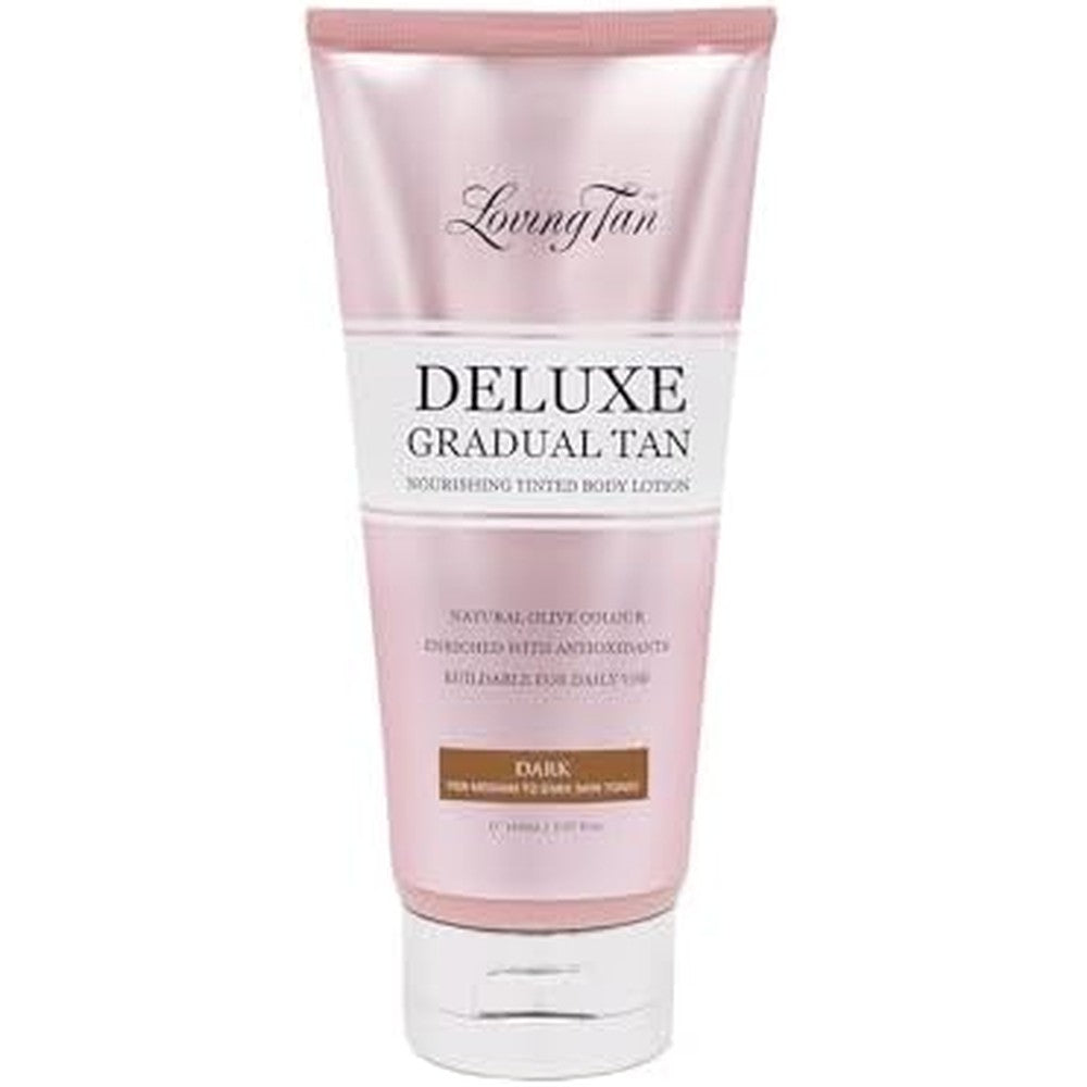 Loving Tan Deluxe Gradual Tan Lotion Dark front bottle view