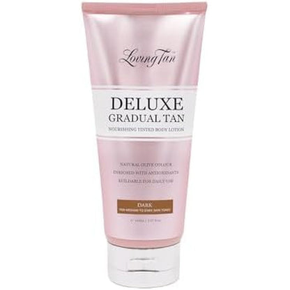 Loving Tan Deluxe Gradual Tan Lotion Dark front bottle view