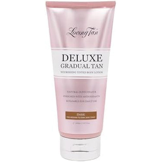 Loving Tan Deluxe Gradual Tan Lotion Dark front bottle view