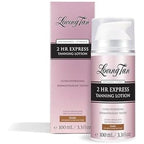 Loving Tan 2 Hour Express Self Tanning Body Lotion Dark front view pump bottle