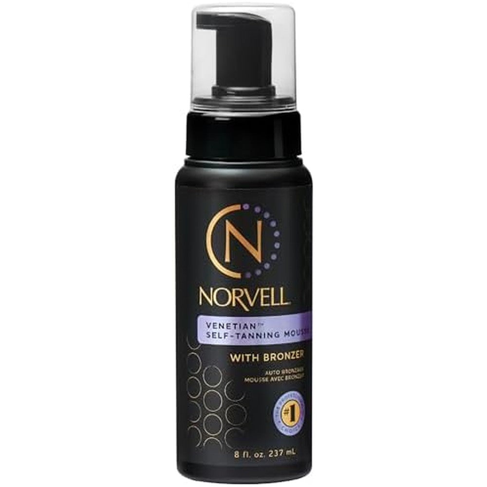 Norvell Venetian Sunless Self Tanning Mousse front view bottle